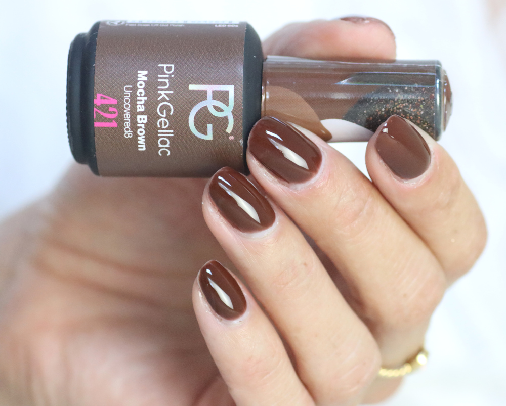 Pink Gellac Mocha Brown