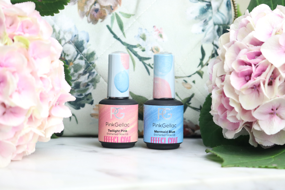 Pink Gellac Enchanted Glow-Up effect coats