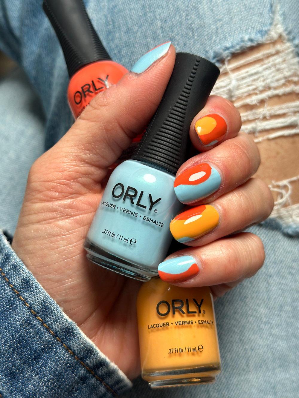 ORLY 1970's Spring collection manicure